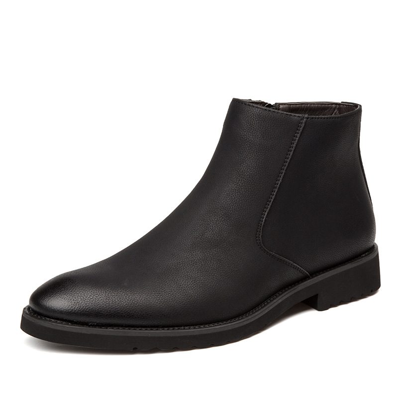 2024 Męskie Buty Nowe Wysokie Wizytowe Business Casual Wewnętrzna Podwyższona Jesienno-zimowa Chelsea Martin Boots Trendy