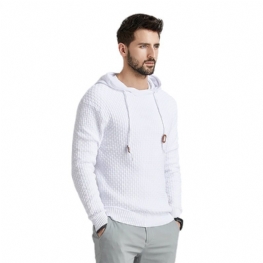 Bluza Z Kapturem I Długim Rękawem Fashion Casual Men's Sweter