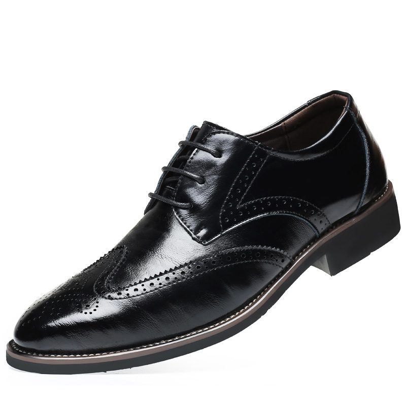 2024 Nowe Męskie Buty Brogue Duże Rozmiary Modne Business Casual Formalne 38-48 Rozmiarów