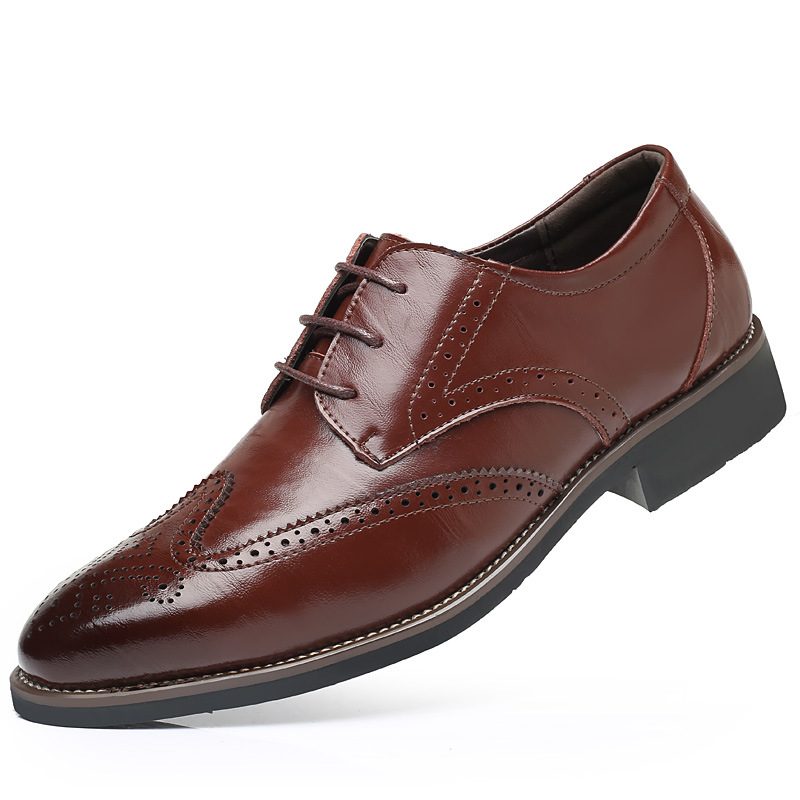 2024 Nowe Męskie Buty Brogue Duże Rozmiary Modne Business Casual Formalne 38-48 Rozmiarów