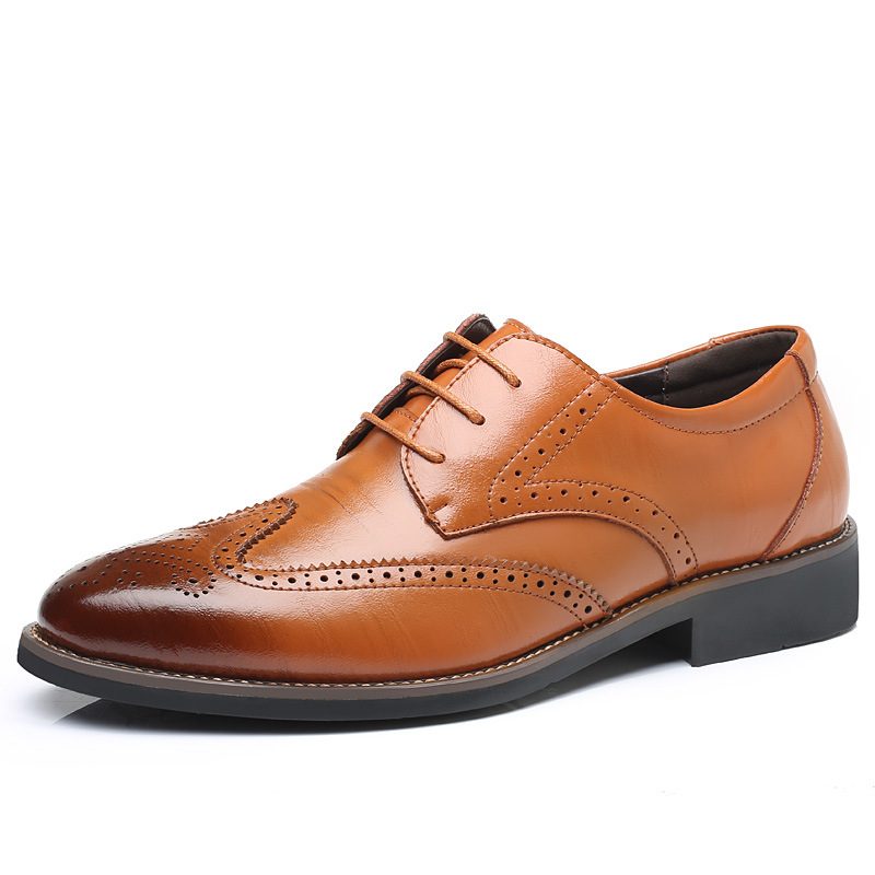 2024 Nowe Męskie Buty Brogue Duże Rozmiary Modne Business Casual Formalne 38-48 Rozmiarów