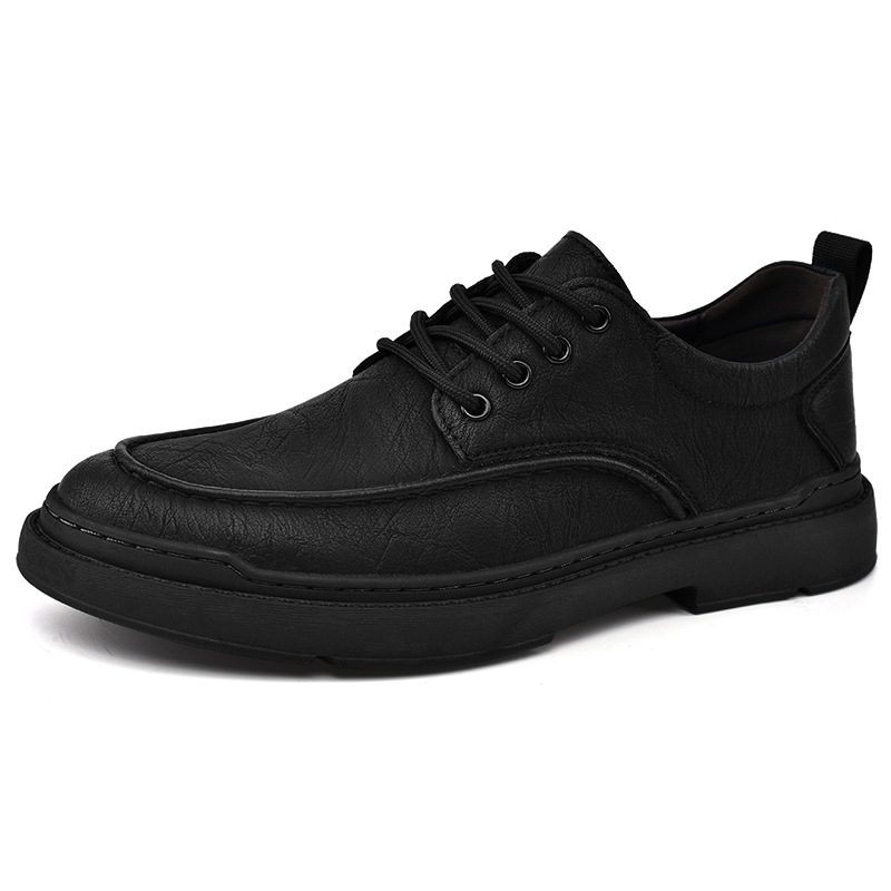 Business Casual Dress Shoes Męskie Wiosenne Nowe Miękkie Skórzane Podeszwy Antypoślizgowe Oddychające Sznurowane Buty Brogue