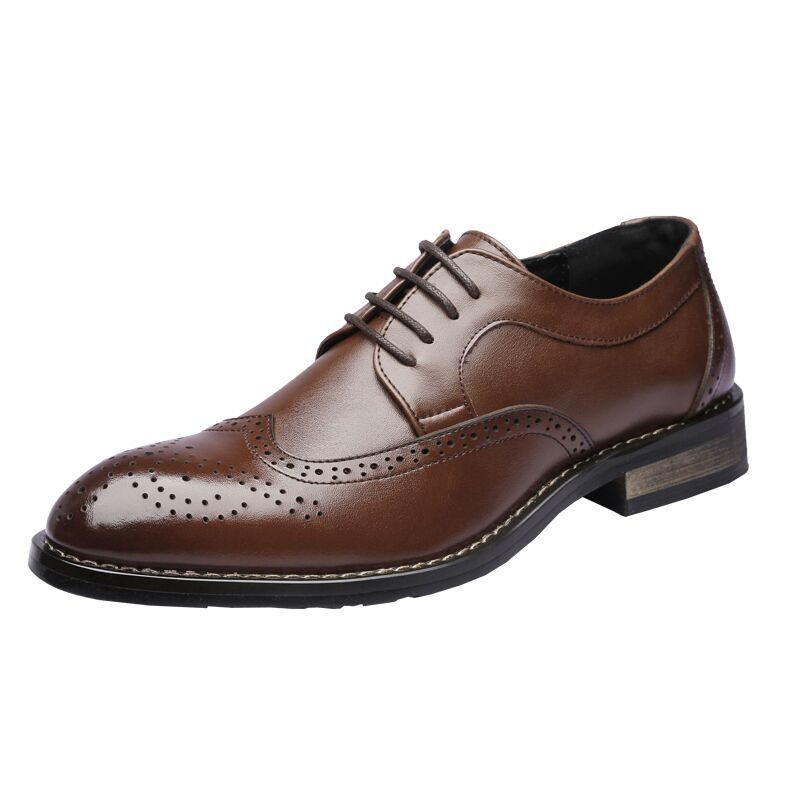 Jesień Duże Rozmiary 47 Biznesowe Męskie Buty 45 Brogue Rzeźbiona Skóra 48 Retro Trendy 46 Formalne