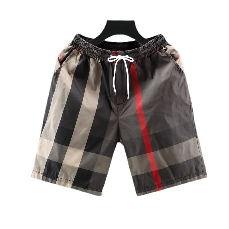 Spodenki Męskie Casual Trend Plaid Five Points Home Loose Beach