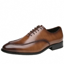 2024 Nowa Sukienka Biznesowa Buty Męskie Retro Młodzieżowe Gentleman Oxford Derby Shoes