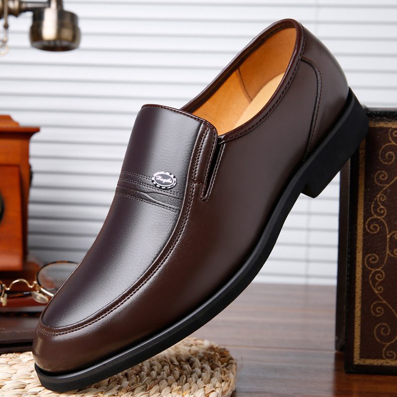 2024 Obuwie Męskie Biznesowe Oddychające Hollow Sandały Casual Dress Shoes