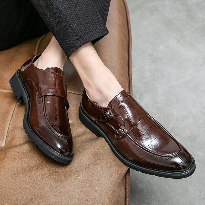 Duży Rozmiar Szpiczasty Nosek Buty Wizytowe 2024 Wiosenny I Jesienny Męski Strój Wizytowy Business Casual Dress Shoes Męskie Mokasyny