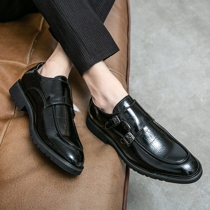 Duży Rozmiar Szpiczasty Nosek Buty Wizytowe 2024 Wiosenny I Jesienny Męski Strój Wizytowy Business Casual Dress Shoes Męskie Mokasyny