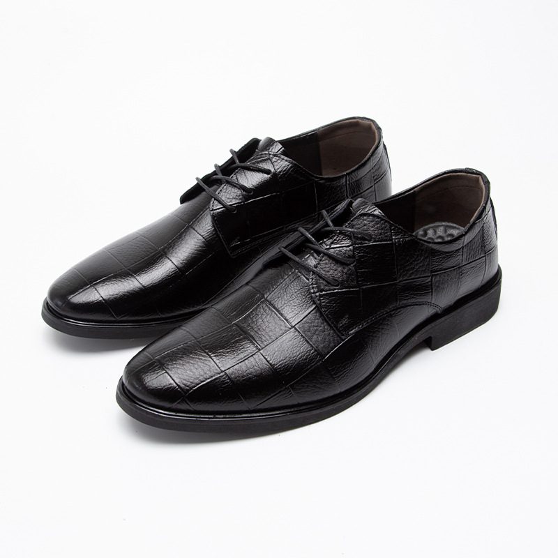 Wiosenne I Jesienne Nowe Męskie Buty Wizytowe Business Casual Duże Rozmiary Męska Formalna Sukienka Groomsmen Groom Dress Shoes