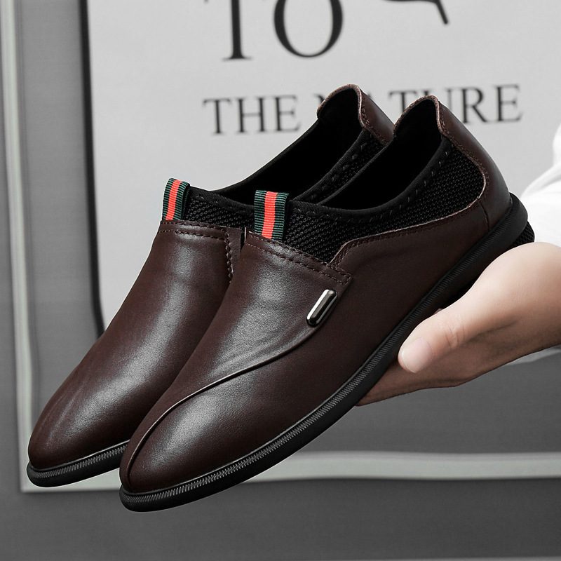 Wiosenne I Letnie Męskie Obuwie Skórzane Buty Business Casual Dress Shoes