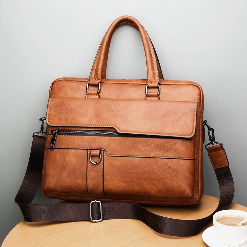 Torebka Męska Teczka Torba Komputer Messenger Business Casual Travel Na Ramię