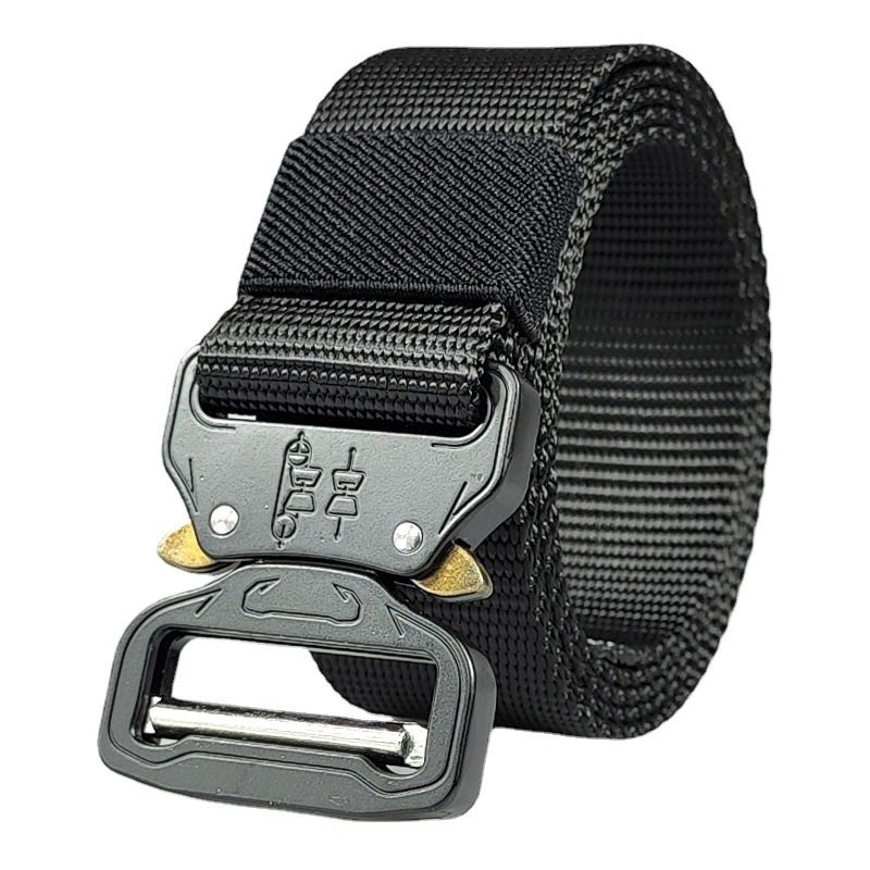 Cobra Buckle Outdoor Tactical Belt Męski Nylonowy Sportowy Pasek Z Płótna