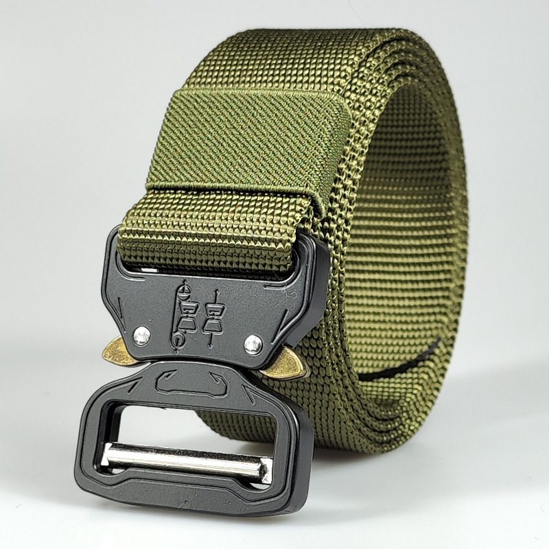 Cobra Buckle Outdoor Tactical Belt Męski Nylonowy Sportowy Pasek Z Płótna