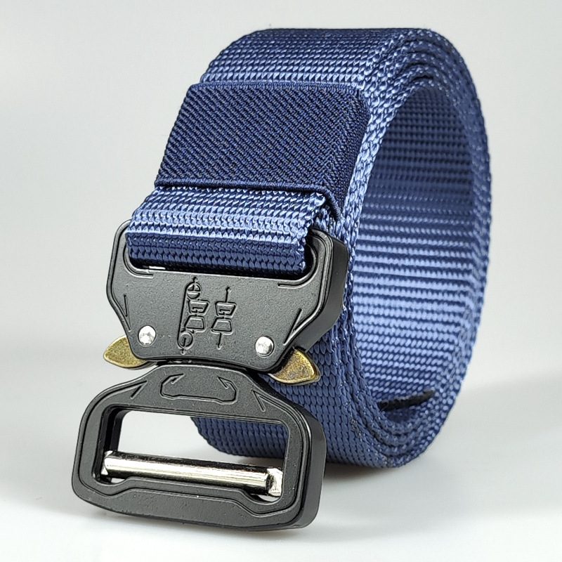 Cobra Buckle Outdoor Tactical Belt Męski Nylonowy Sportowy Pasek Z Płótna