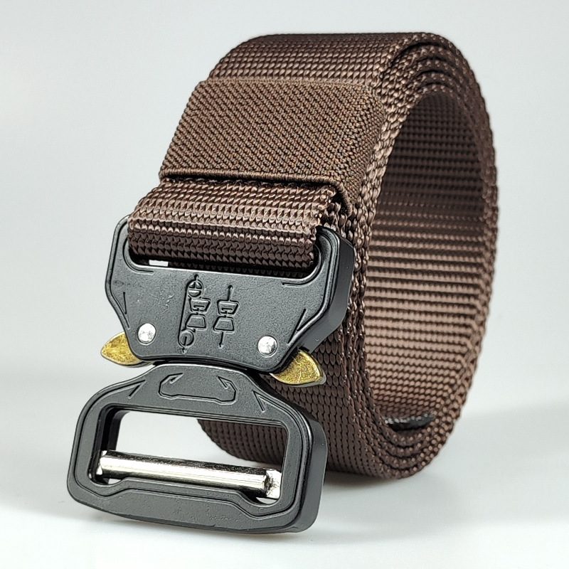 Cobra Buckle Outdoor Tactical Belt Męski Nylonowy Sportowy Pasek Z Płótna