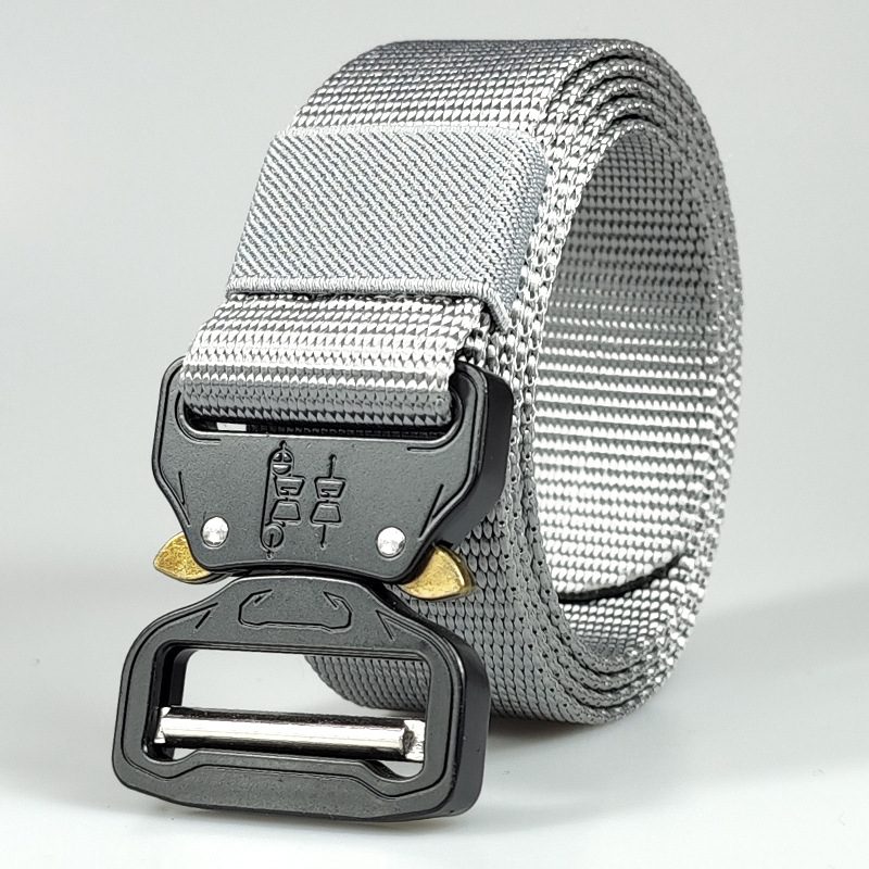 Cobra Buckle Outdoor Tactical Belt Męski Nylonowy Sportowy Pasek Z Płótna