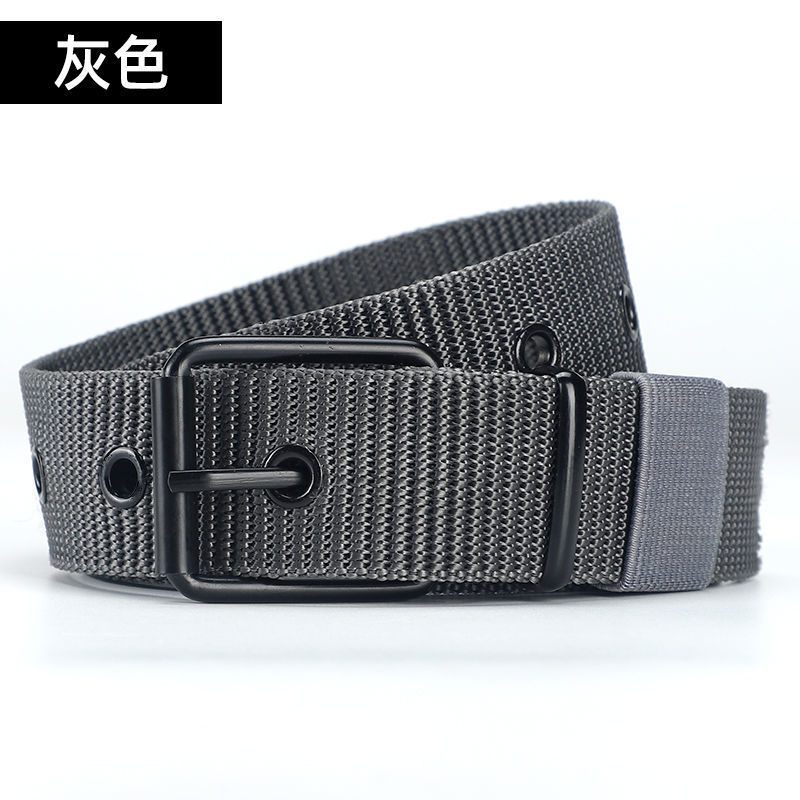 Pas Perforowany Pasek Z Płótna Męski Ze Sprzączką Student Youth Jeans Belt Extended Women