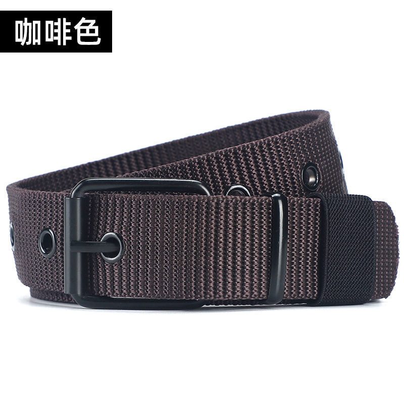 Pas Perforowany Pasek Z Płótna Męski Ze Sprzączką Student Youth Jeans Belt Extended Women