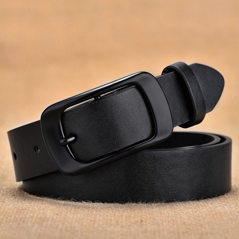 Pasek Damski Fashion Black Belt Dekoracja Studencka Jeans Women