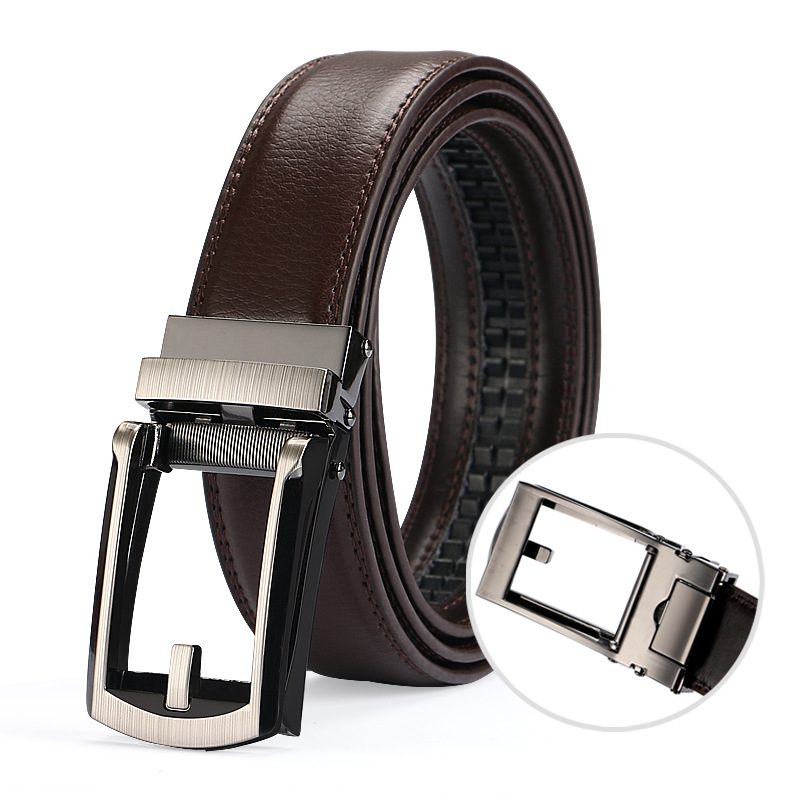 Skórzany Pasek Ze Sztuczną Igłą Automatyczny Ze Sprzączką Specjalny Męski Comfort Click Belt