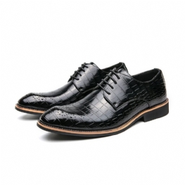 Business Casual Dress Shoes Męskie Plus Size Formalne Kamienne Buty Oxford W Jednolitym Kolorze