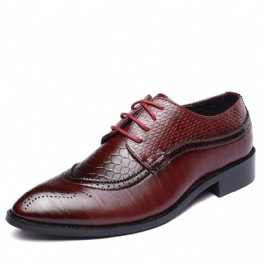 Buty Męskie New Fashion Duży Rozmiar Casual Dress Shoes Brogue Sznurowane 47 48 Butów