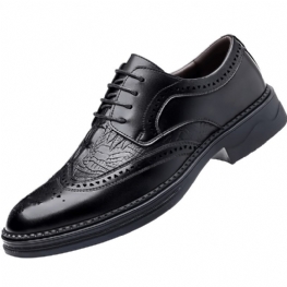 Buty Wyjściowe Męskie Typu Brogue Trend W Stylu Casual Formalna Sukienka Biznesowa Rzeźbiony Garnitur Młodzieżowy Ślubne Wzór Krokodyla