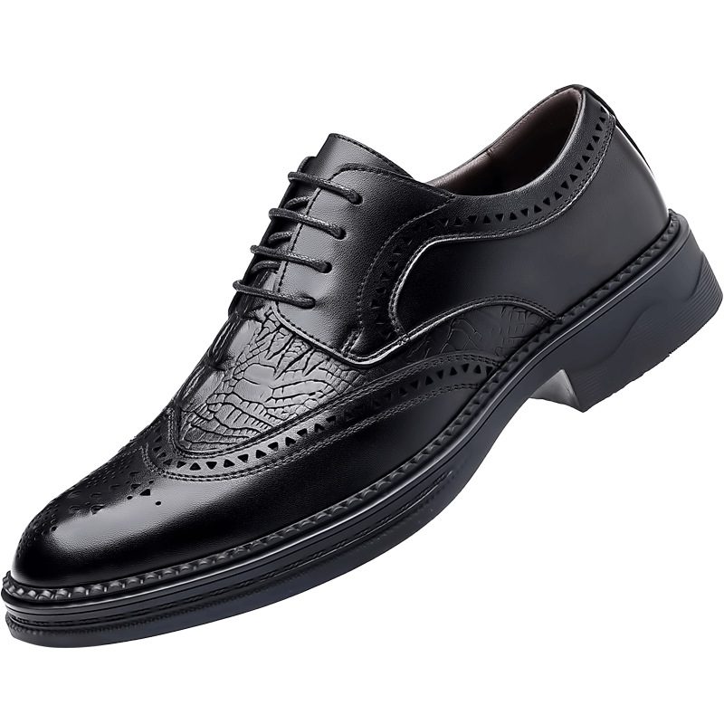 Buty Wyjściowe Męskie Typu Brogue Trend W Stylu Casual Formalna Sukienka Biznesowa Rzeźbiony Garnitur Młodzieżowy Ślubne Wzór Krokodyla