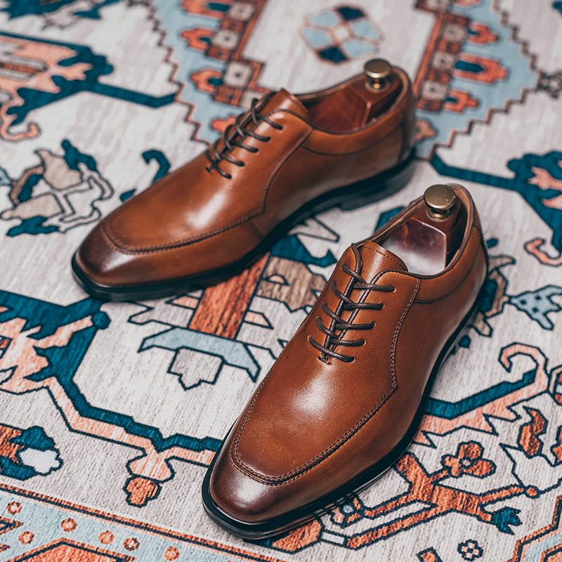 Oxford Buty Biznesowe Retro Sukienka Męskie