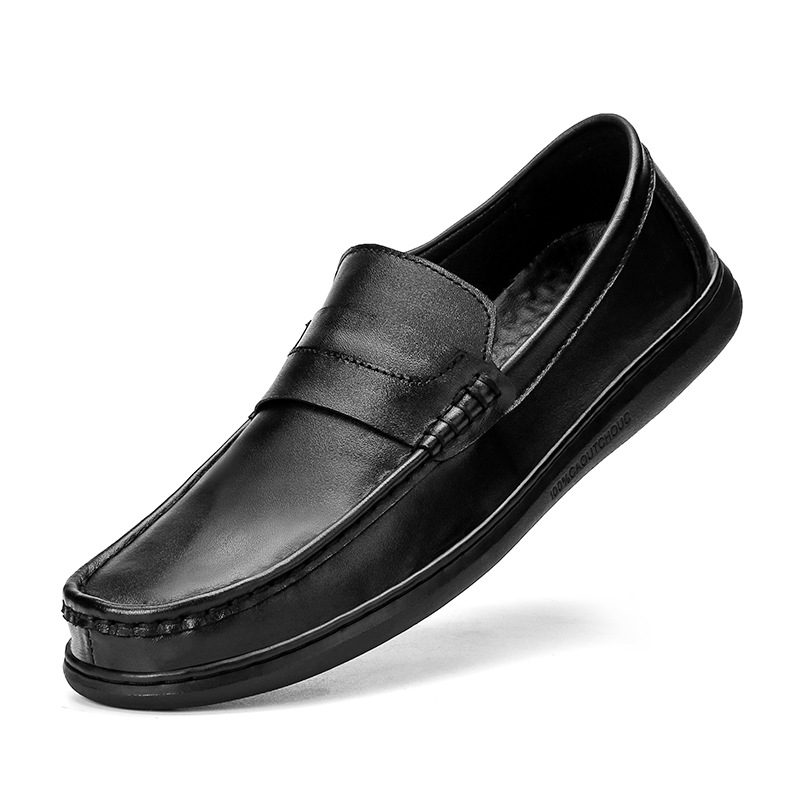 Jesienne I Zimowe Nowe Buty Doudou Męskie Skórzane Kierowcy Miękka Podeszwa Slip-on Business Casual Sukienka Duże Rozmiary